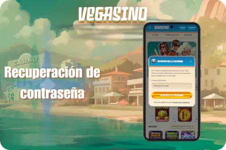 Vegasino Recuperación de contraseña