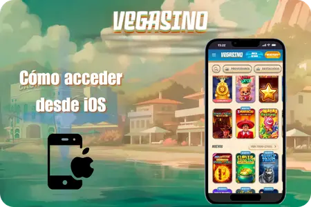 Cómo acceder a la Vegasino app desde iOS con Safari Añadir a pantalla de inicio