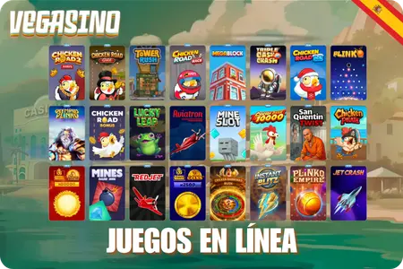 Categoría de juegos en línea en Vegasino Casino