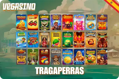 Máquinas tragaperras y diversos tipos de juegos en el Vegasino Casino